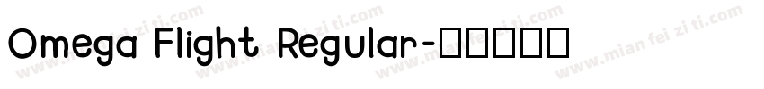 Omega Flight Regular字体转换